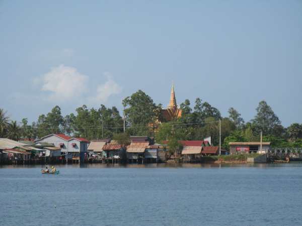 View across river.