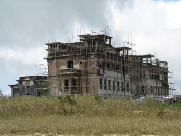 Bokor Station under renovation.