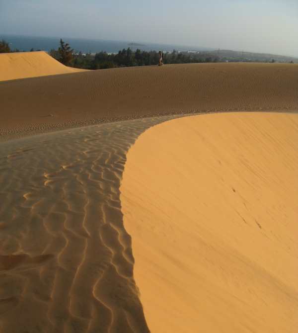 Shadows on the dunes, Mui Ne