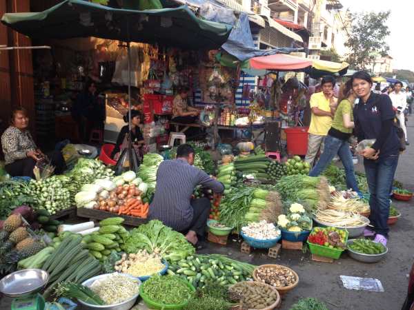 A local market.