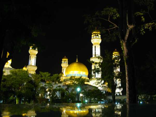 Mosque by night