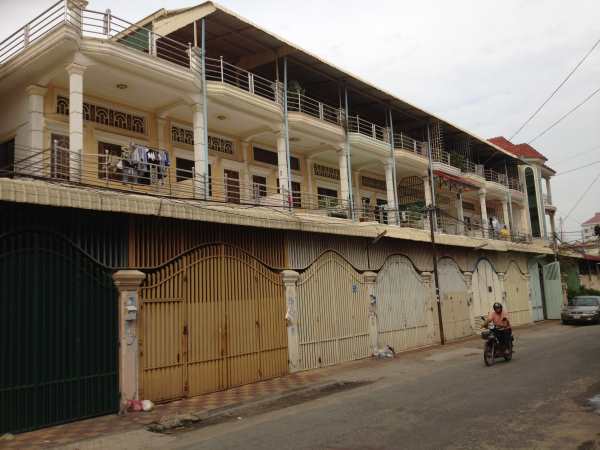 Terraced houses Phnom Penh