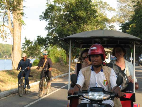 Tuktuk at Angkor Wat